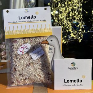 Risotto Lomello Cipolla Rossa di BREME e Speck d'Oca di MORTARA 250g